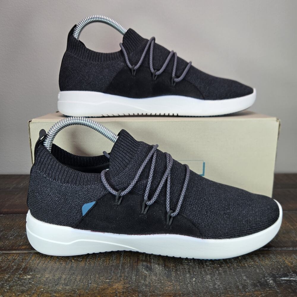 Vessi Cityscape Classic Sneaker Mens Size 7 Waterproof Shoes Storm Black